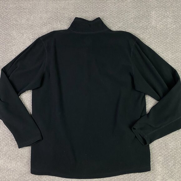Eddie Bauer First Ascent Whittaker 1/4 Zip Fleece Pullover Jacket Men's XL Black - Picture 3 of 7
